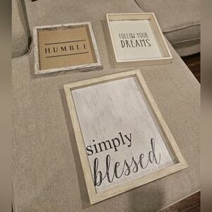 Inspirational Wall Art Set Of 3